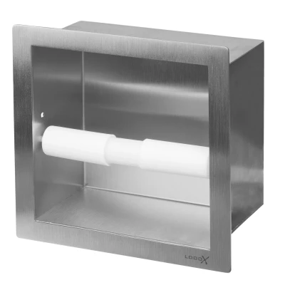 Afbeelding van Looox Special closetrolhouder roestvaststaal (rvs) CL4