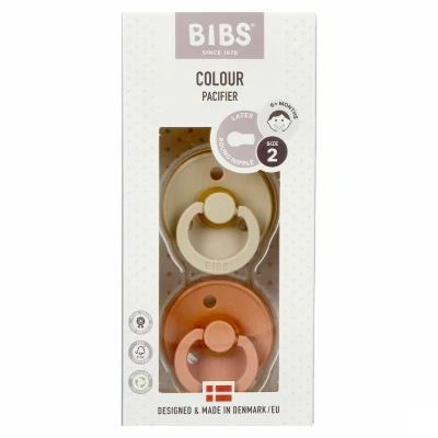 Image de Bibs 2 Sucette Duo Vanilla Peach