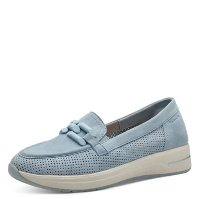 Afbeelding van Tamaris Comfort Instappers, Dames, Maat: 38, Sky Leer