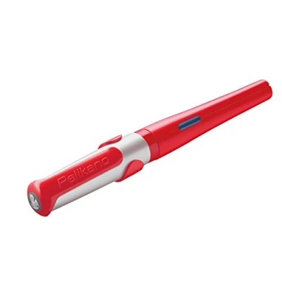 Afbeelding van Pelikan Pelikano vulpen, maat A, voor rechtshandigen, rood