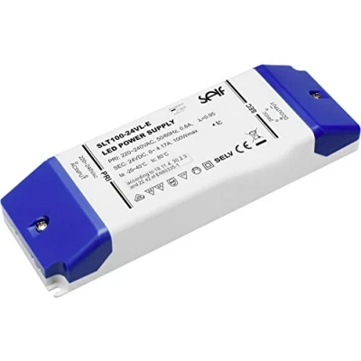 Afbeelding van Self Electronics SLT100 12VL E LED transformator Constante spanning 100 W 0 8.33 A 12 V/DC Niet dimbaar, Geschikt voor meubels, Overbelastingsbescherming 1
