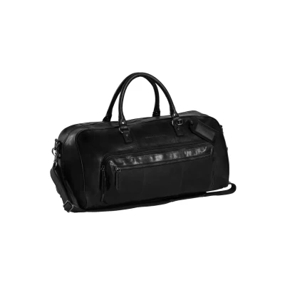Afbeelding van The Chesterfield Brand Leren Weekendtas Zwart Mainz