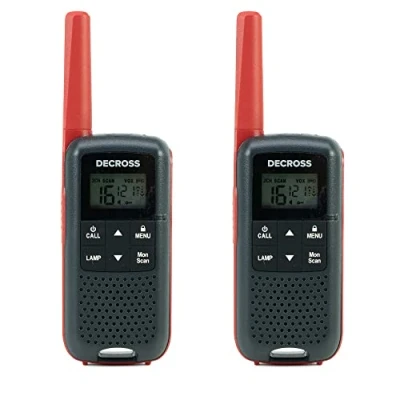 Afbeelding van Decross DC63 Twin EU (8 km), Walkietalkie, Rood