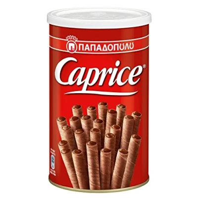 Afbeelding van Papadopoulos Greek Caprice Wafers with Hazelnoten (Praline) Cocoa 250 g