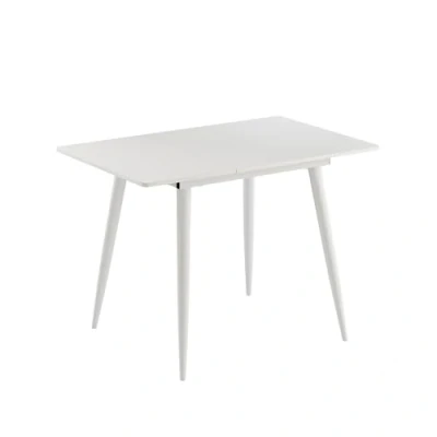 Afbeelding van Vicco Eettafel Beaver, Wit, 80 x 70 cm Uitschuifbaar