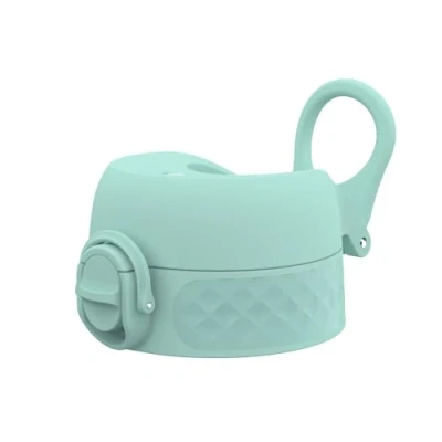 Afbeelding van ION8 OneTouch 2.0 lekvrij deksel voor drinkflessen 750 ml, 920 1000 1200 vervanging, groot, kunststof, blauw