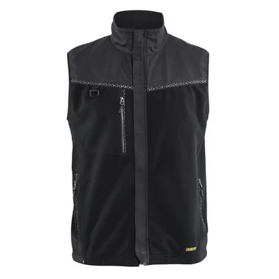Image de Gilet sans manche polaire coupe vent noir
