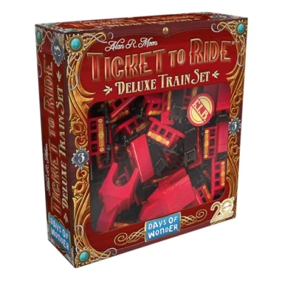 Afbeelding van Ticket to Ride 20 jaar jubileum Deluxe Trein set Rood