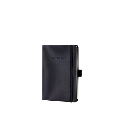 Afbeelding van Sigel Si Co131 Notitieboek Conceptum Pure Hardcover A6 Zwart Geruit