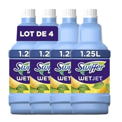 Afbeelding van 4x Swiffer WetJet Alles In Een Dweilsysteem Reinigingsmiddel Vloer 1,25 liter