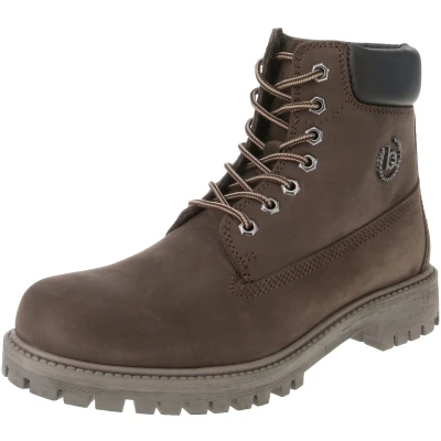 Afbeelding van bugatti Snowboots, Heren, Maat: 43, Dark brown black anv Nubukleer