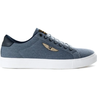 Afbeelding van PME Legend Beechburd Sneakers laag, Heren, Maat: 45, Blauw Textiel