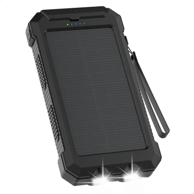 Afbeelding van imoshion Solar Powerbank met Zonnepaneel Quick Charge en Power Delivery 20.000 mAh Zwart