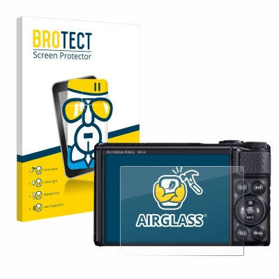 Afbeelding van BROTECT Screenprotector voor Canon PowerShot SX740 HS Folie Beschermfolie Beschermglas transparant