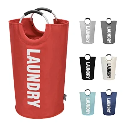 Afbeelding van DOKEHOM 125L Grote opvouwbare wasmanden (7 kleuren), waszakken, kledingtas (rood, XL) WEGWERP