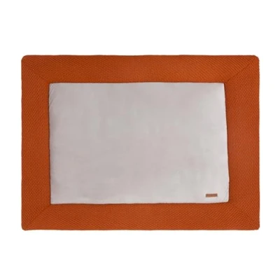 Afbeelding van Baby&#039;s Only Gebreid boxkleed Flavor Parklegger Speelkleed Roest 75x95 cm Extra dik Boxmatras Tweezijdig te gebruiken