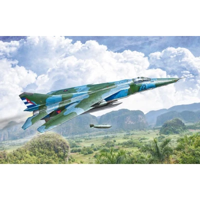 Afbeelding van 1:48 Italeri 2817 MiG 27/MiG 23BN Flogger Plane Plastic Modelbouwpakket