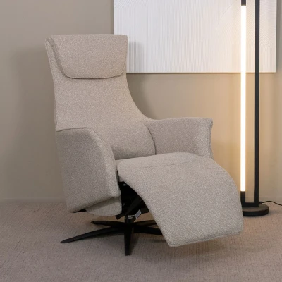 Afbeelding van LABEL51 Lund Fauteuil Naturel Stof One Size