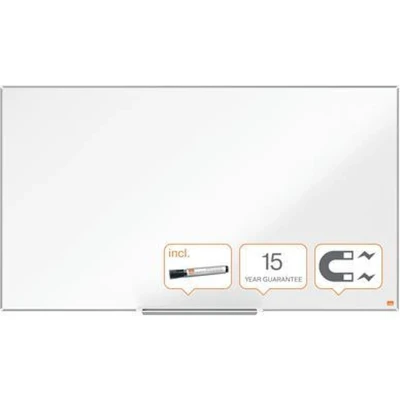 Afbeelding van Nobo Impression Pro Widescreen Magnetisch Whiteboard Van Staal Met Pennengoot Inclusief Marker 1220x690mm Wit