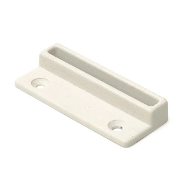 Afbeelding van Raamboomplaatje 74x30 mm wit epoxy coating