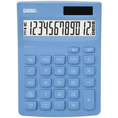 Afbeelding van Desq Rekenmachine Compact sky blue