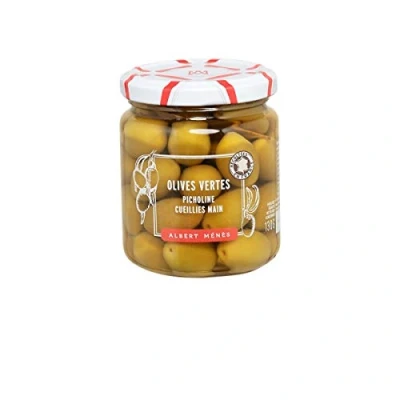 Afbeelding van Albert Menes AM olijven Groene Picholine 130 g