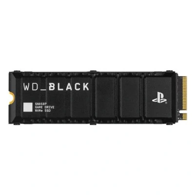 Afbeelding van Western Digital Black SN850P Interne SSD met Heatsink NVMe M.2 PCIe 4.0 Geschikt voor Playstation 5 8 TB
