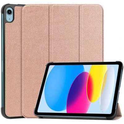 Afbeelding van imoshion Trifold Bookcase voor de Apple iPad 11 (2025) inch A16 / 10 (2022) 10.9 Rosé Goud