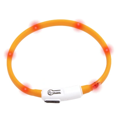 Afbeelding van Kattenhalsband LED Visio Light Oranje