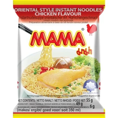 Afbeelding van MAMA Instant Noedels Kip 10 Pack X 55 GR Multipack