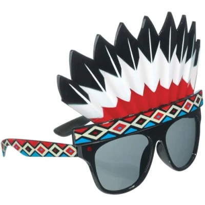 Afbeelding van Fun Shades Indian Hdres tinted