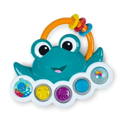 Image de Baby Einstein Ocean Explorers Neptune&#039;S Busy Bubbles Jouet D&#039;Activité Sensorielle, Lumieres Et Musiques Interactives, Des 3 Mois