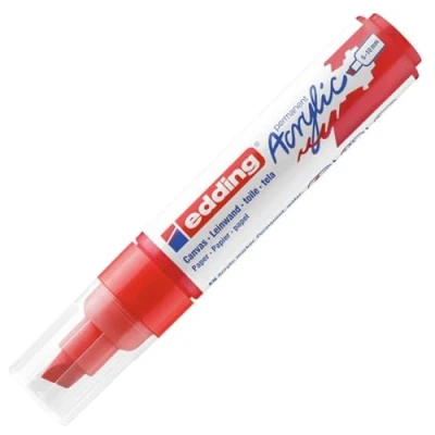 Afbeelding van edding 5000 Acrylic Marker verkeersrood 1 ST 5 10mm / 4 5000902