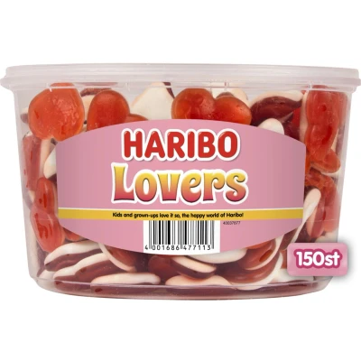 Afbeelding van Haribo Lovers 150stuks
