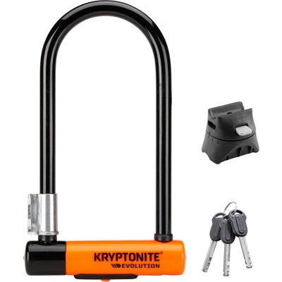 Afbeelding van Kryptonite Evolution Beugelslot ART 3 Slot Stalen Elektrische Fiets en Scooter 22,9x10,2 cm Zwart