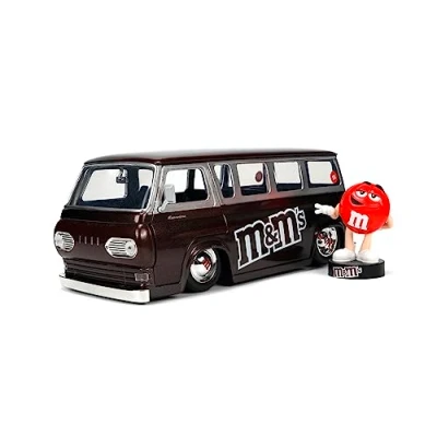 Image de Jada Toys M&amp;M&#039;s Rouge &amp; 1965 Ford Econoline 1:24