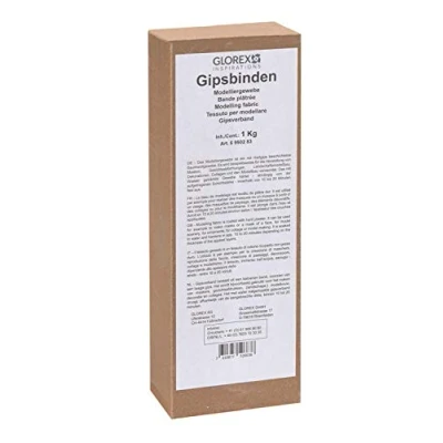 Afbeelding van Glorex 6 9502 83 1 kg modelleerstof, ideaal voor modelbouw, maskers, decoraties en babybuik