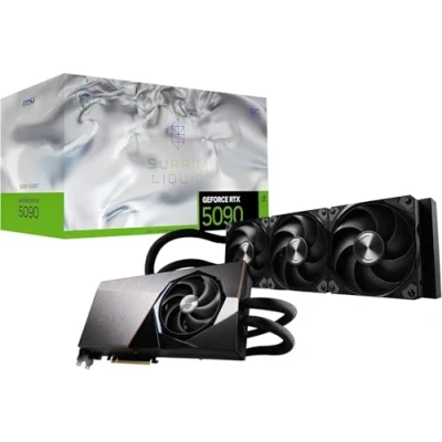 Afbeelding van MSI NVIDIA GeForce RTX 5090 32G SUPRIM LIQUID SOC Videokaart 32GB GDDR7 PCIe 5.0 1x HDMI 2.1b 3x DisplayPort 2.1a