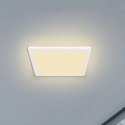 Afbeelding van LED plafondlamp Sapana, hoekig, dimbaar, wit