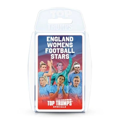 Afbeelding van Top Trumps England Football Stars Specials kaartspel, speel met Lucy Bronze, Ella Toone, Nikita Parris, cadeau en speelgoed voor jongens meisjes vanaf 6 jaar