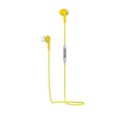 Afbeelding van Pantone PT WE001Y hoofdtelefoon/headset Hoofdtelefoons In ear Bluetooth Geel