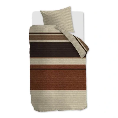Afbeelding van Beddinghouse Raya dekbedovertrek Eenpersoons 140x200/220 Steenrood