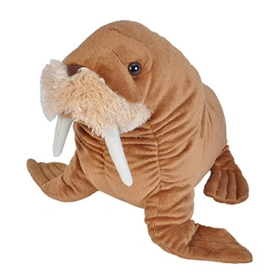 Afbeelding van Wild Republic Cuddlekins Knuffel: Walrus 30 Cm Bruin