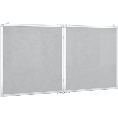 Afbeelding van Whiteboard magnetisch inklapbaar 120x60x1,7 cm aluminium
