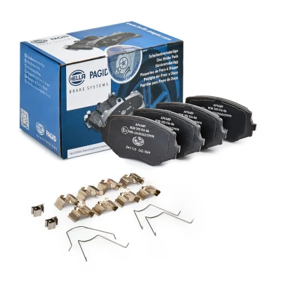Afbeelding van HELLA 8DB 355 016 861 Remblokkenset Met akoestische slijtagewaarschuwing toebehoren MAZDA: MX 5 I, 2