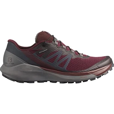 Afbeelding van Salomon Sense Ride 4 Trailschoenen voor dames, Wine Tasting Quiet Shade Ebony