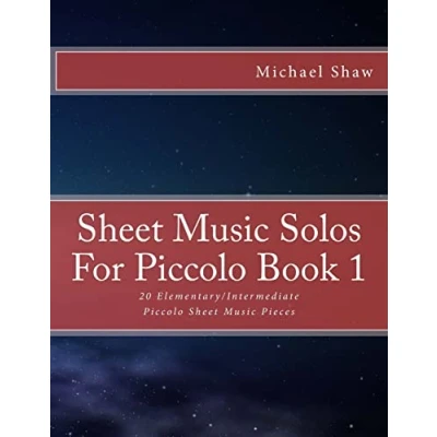 Afbeelding van Sheet Music Solos For Piccolo Book 1