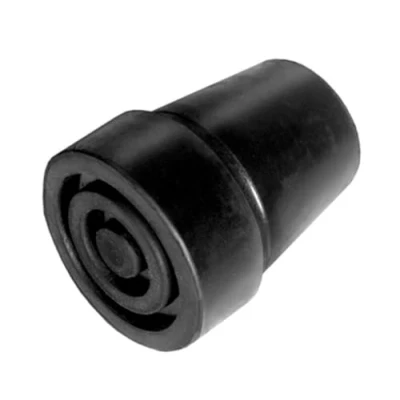 Afbeelding van Comforthulpmiddelen Kruk en stokdoppen 19 mm zwart Diameter 30 hoogte