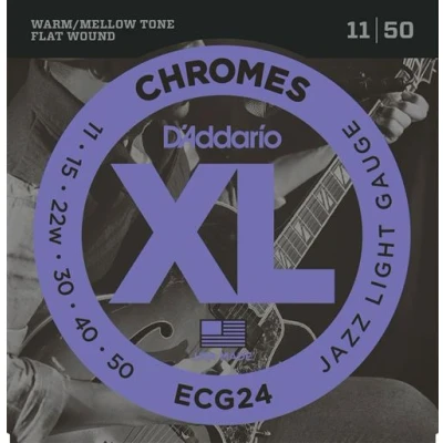 Image de JEU DE CORDES GUITARE D&#039;ADDARIO ECG 24