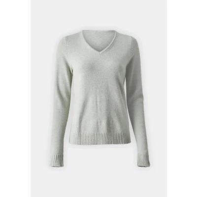 Afbeelding van VILA Viril Vneck Trui, Dames, Maat: XS, Hellgrün